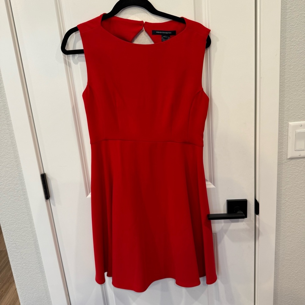 French Connection Vibrant Red Mini Dress